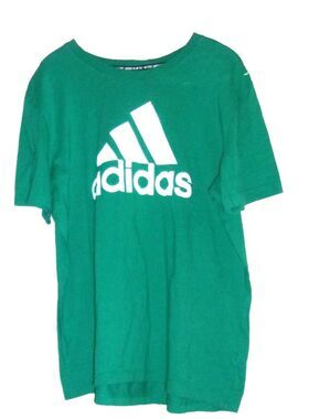 Adidas Kelly Green T-Shirt Size XL Cotton Logo Three Stripes I Am Sport Any Day